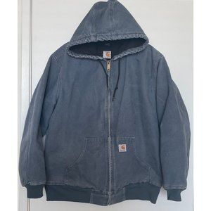 Blue stone-washed Carhartt Utility Jacket